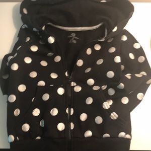 Girls zip up hoodie with pockets